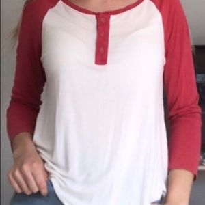 American Eagle Soft n Sexy Baseball Tee